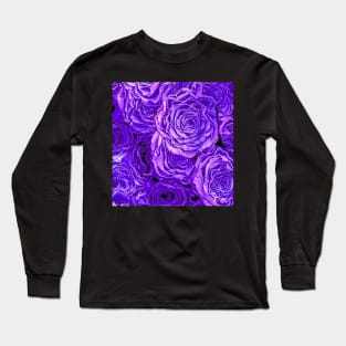 Purple Roses Long Sleeve T-Shirt